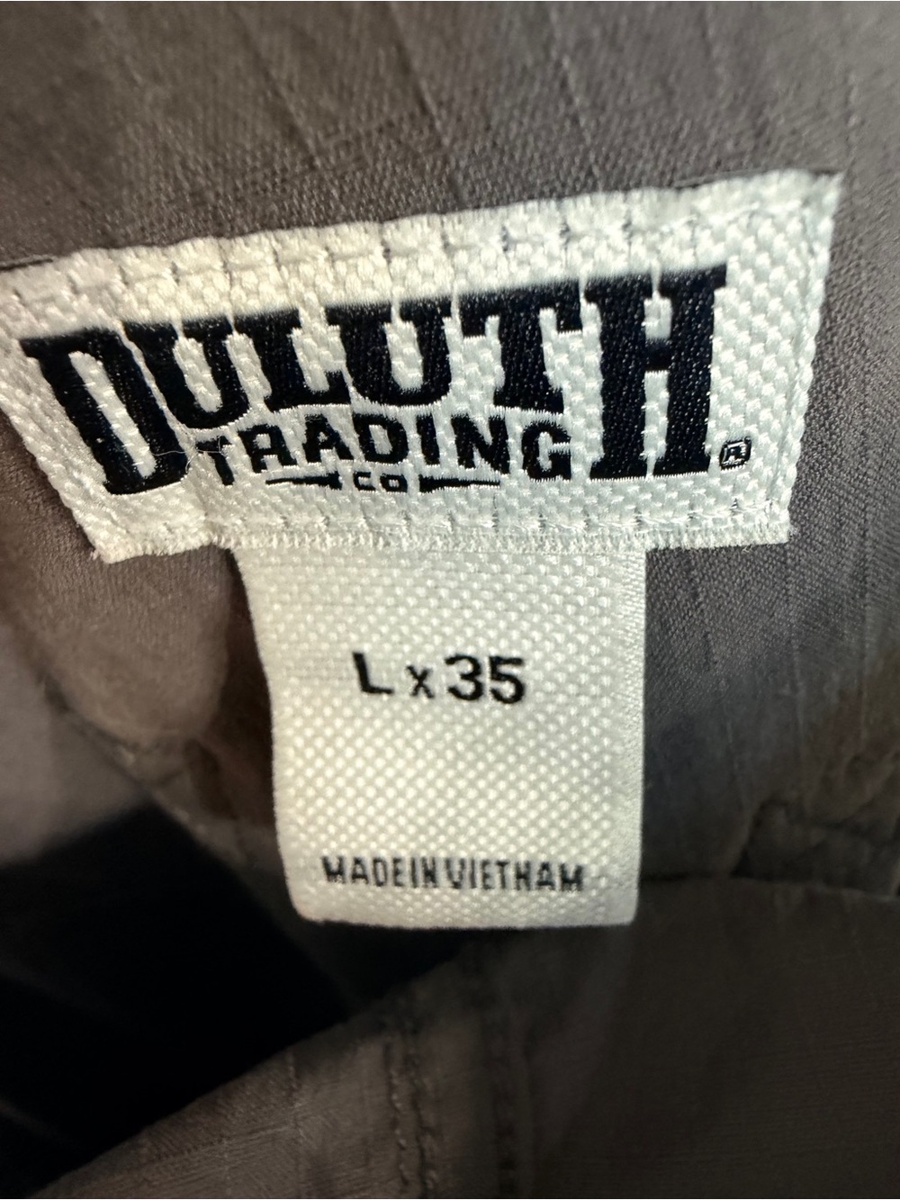 Women's Duluth Trading Heirloom Gray Overalls - Picture 4 of 6